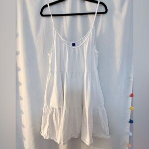 Old Navy White Mini Dress with Pockets